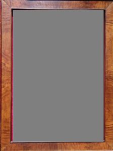 cornice in noce radicato,profilo interno ed esterno ebanizzati I° XIX° sec. luce cm.50x70.5 batt. 53x74 est.cm.61x82